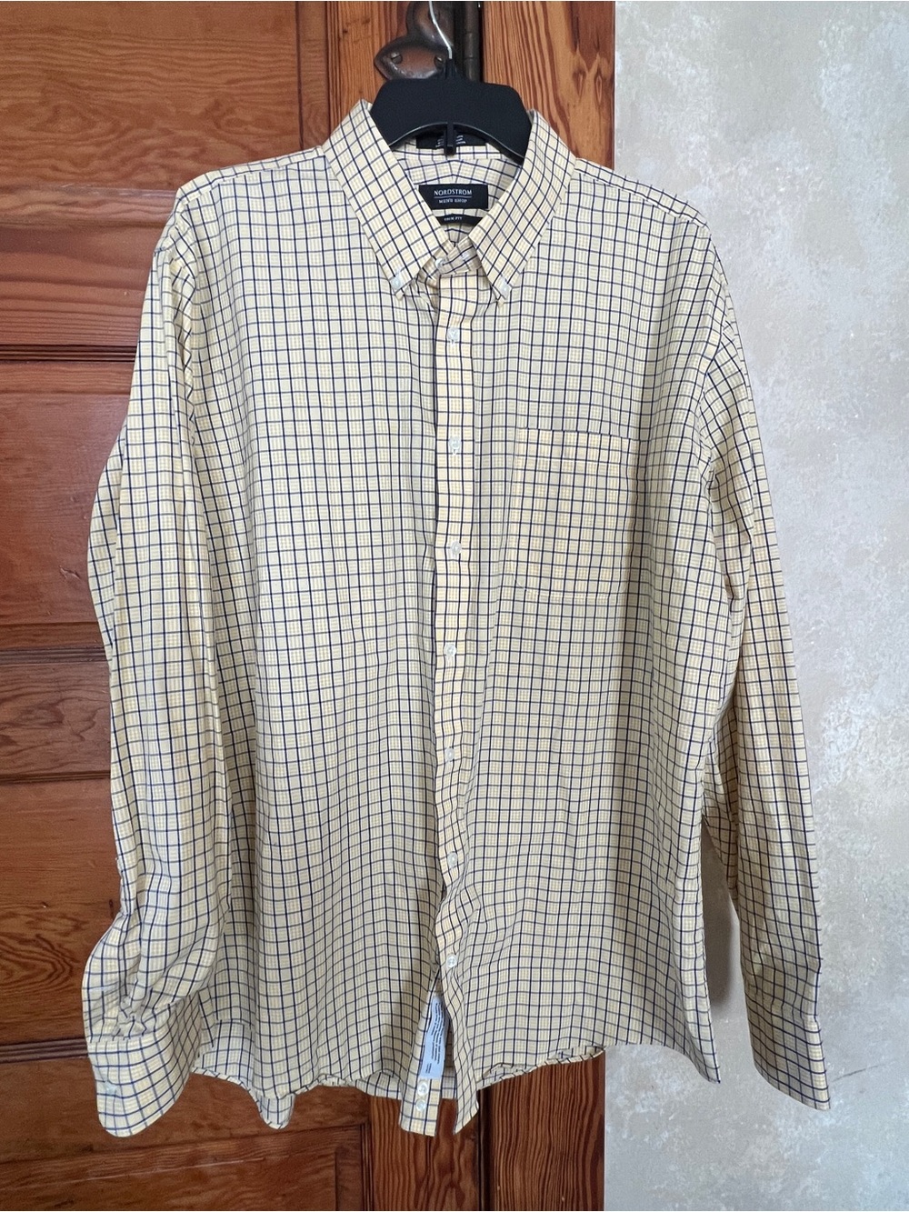Nordstrom Men’s Button Down Dress Shirt Size 18 Preppy Academia Business Casual